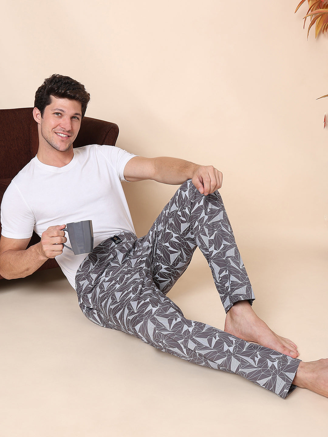 Men's Lounge Pants - 2-Pack, 100% Cotton, Side Pockets