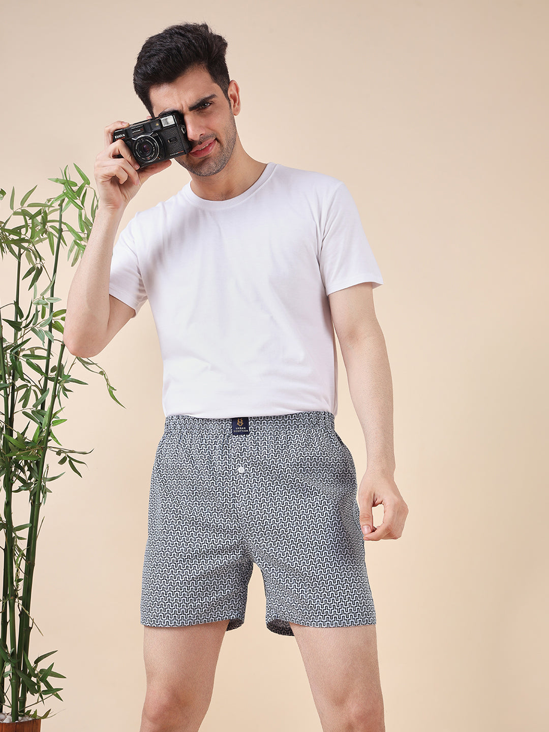 Men Pack Of 4 Printed Pure Cotton Boxers