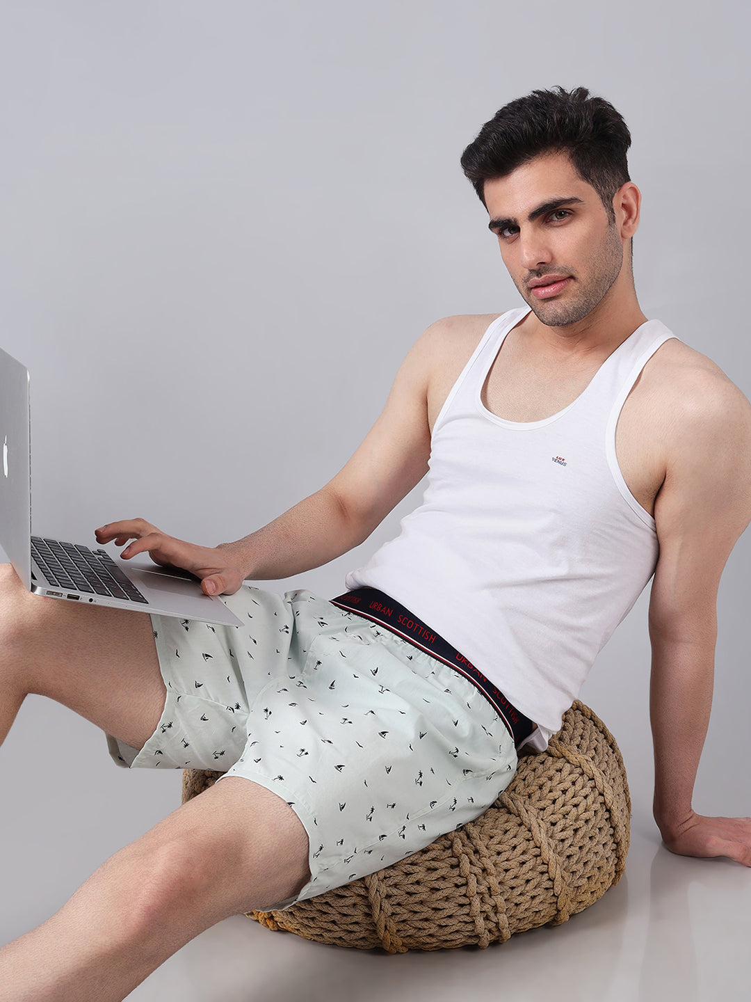 Men Pack Of 4 Printed Pure Cotton Boxers