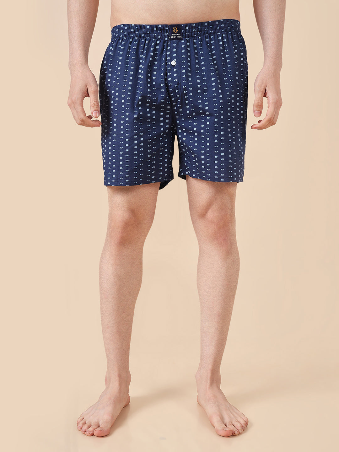 Men Pack Of 4 Printed Pure Cotton Boxers