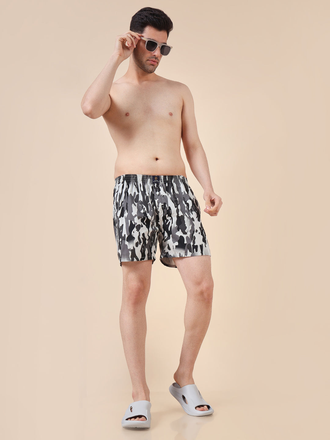 Men Pack Of 4 Printed Pure Cotton Boxers