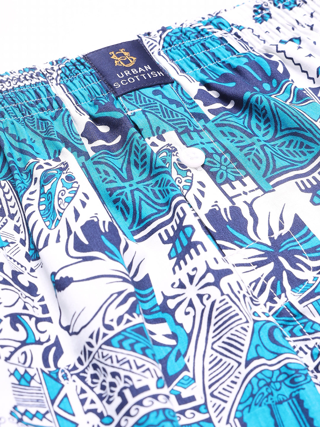Aqua Men's Cotton Printed Boxer