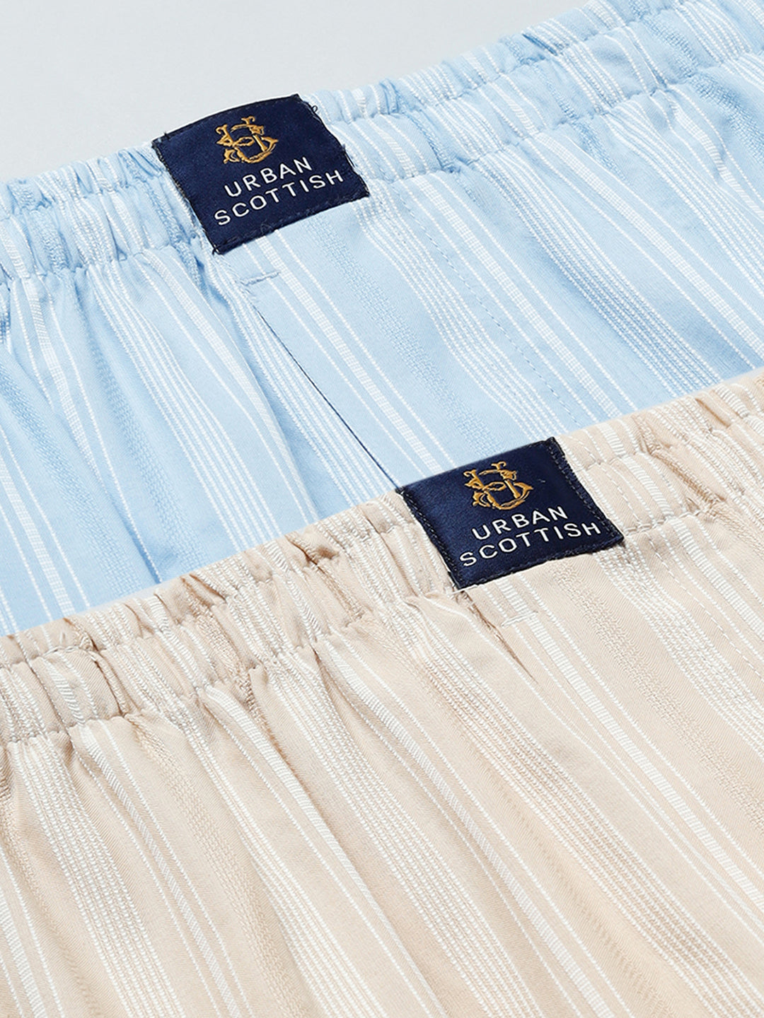 Men's Lounge Pants - 2-Pack, 100% Cotton, Side Pockets