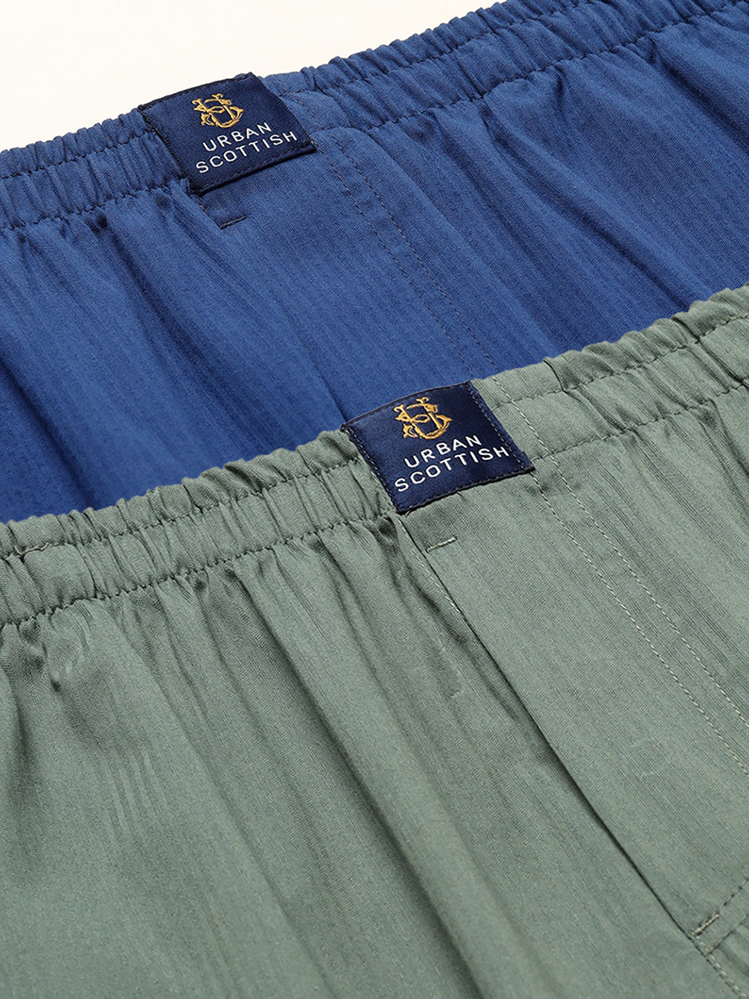 Men's Lounge Pants - 2-Pack, 100% Cotton, Side Pockets