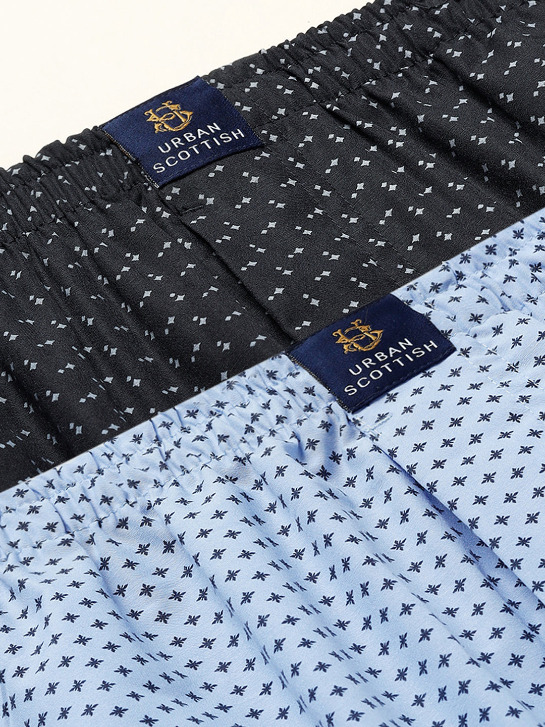 Men's Lounge Pants - 2-Pack, 100% Cotton, Side Pockets