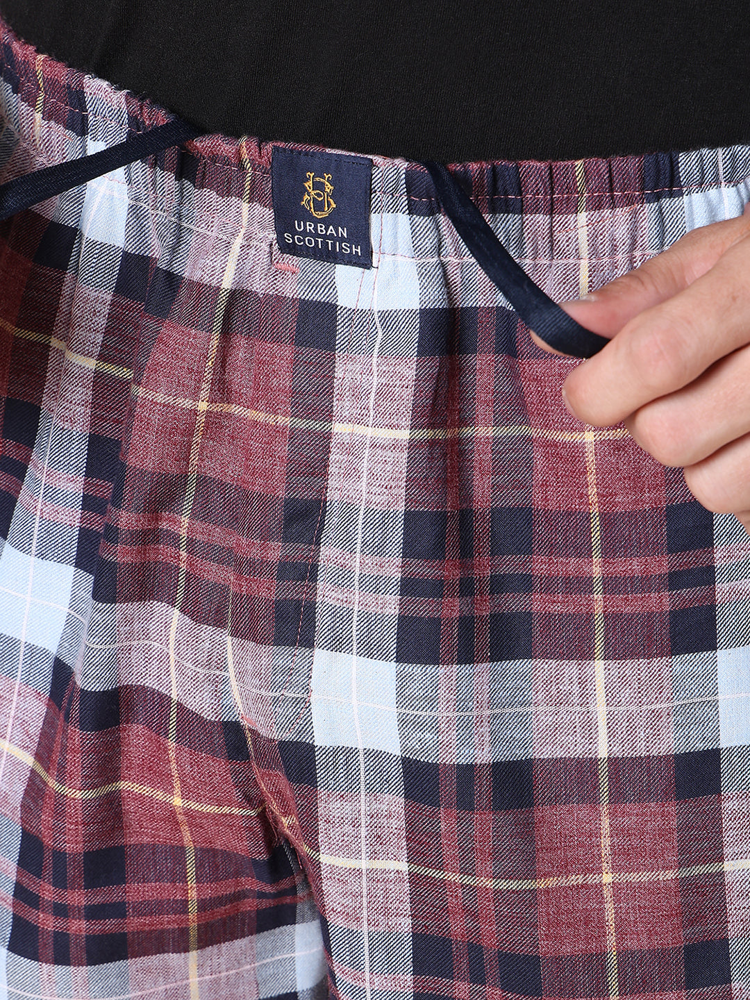Men's Lounge Pants - 2-Pack, 100% Cotton, Side Pockets