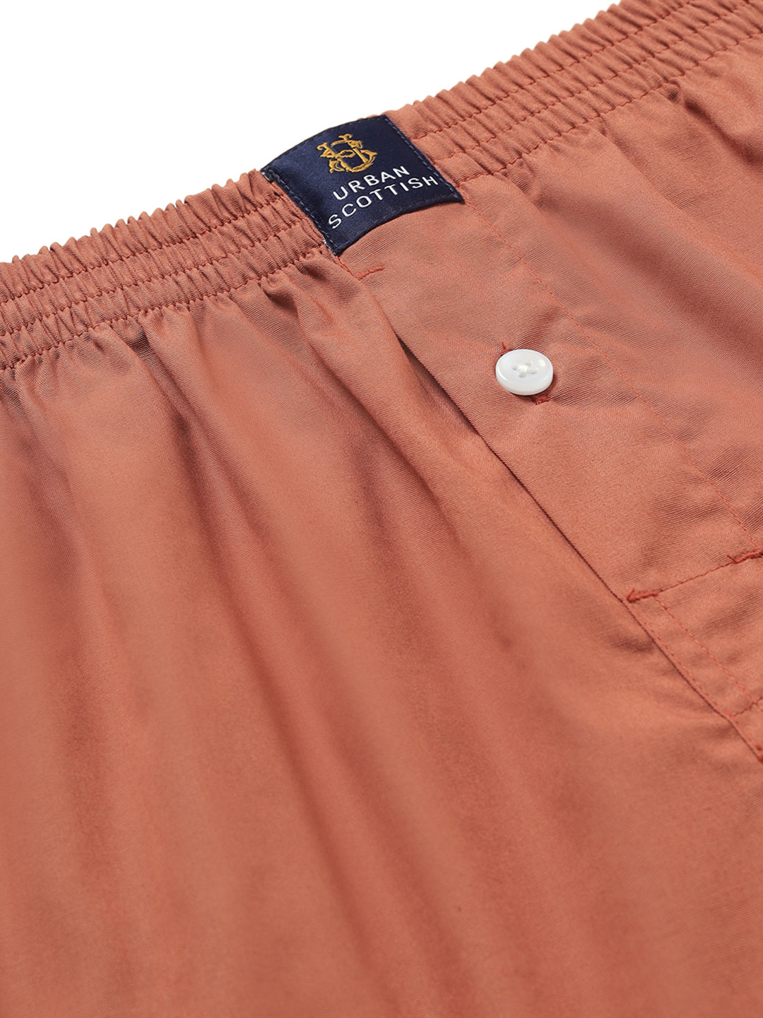 Men’s 100% Cotton Solid Boxers Shorts With Side Pockets (Pack of 2)