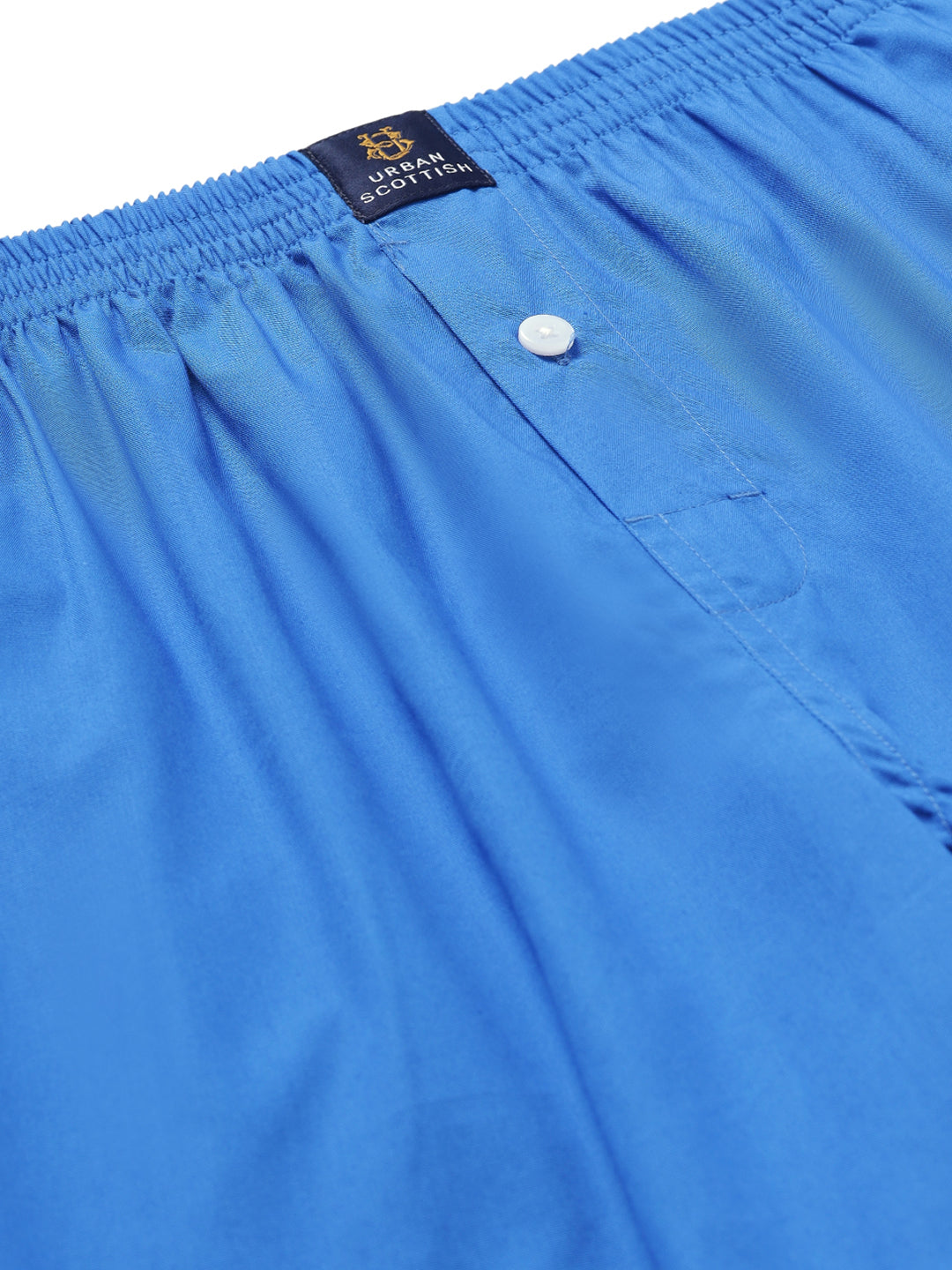 Men’s 100% Cotton Solid Boxers Shorts With Side Pockets (Pack of 2)