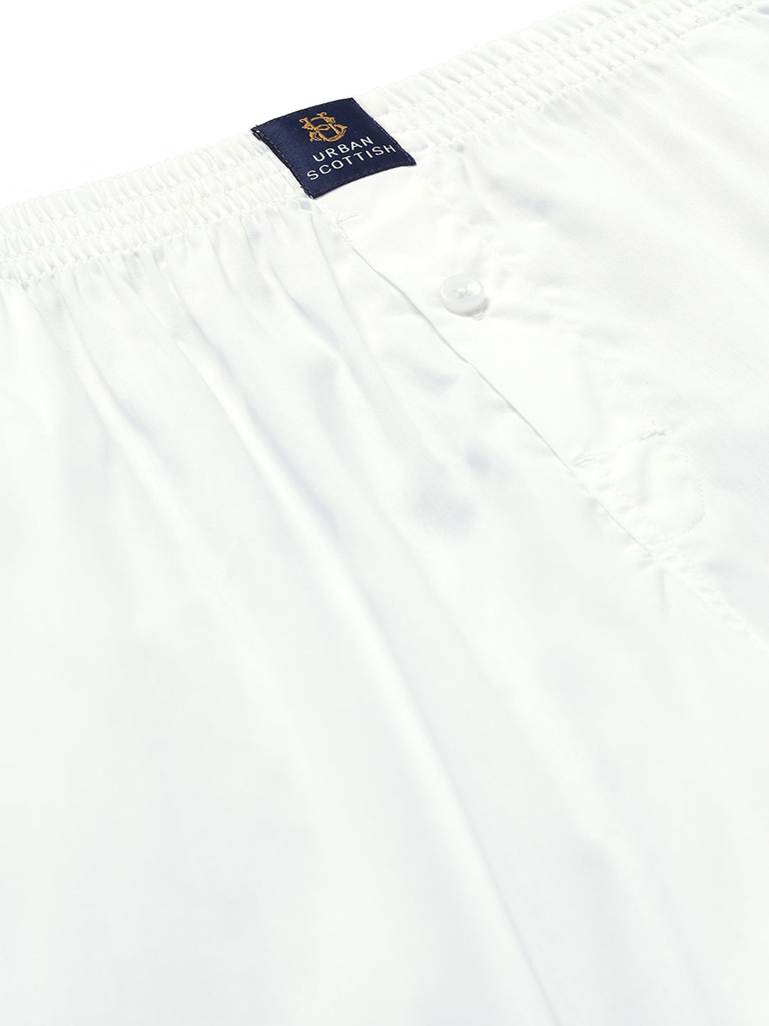 Men’s 100% Cotton Solid Boxers Shorts With Side Pockets (Pack of 2)