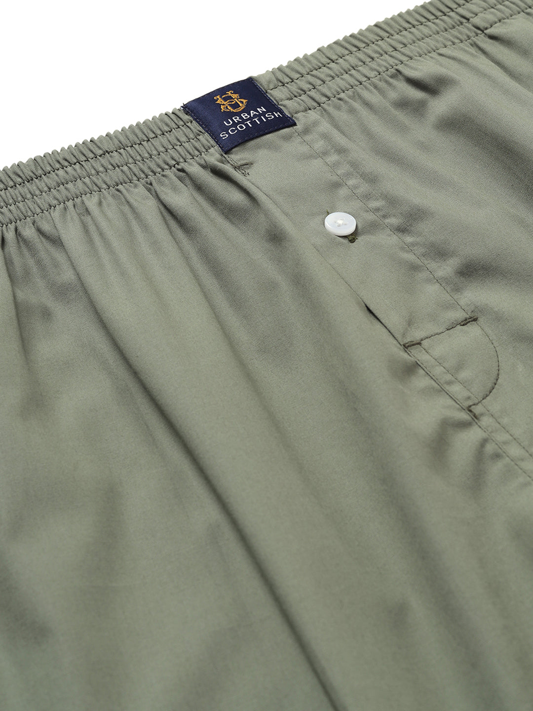 Men’s 100% Cotton Solid Boxers Shorts With Side Pockets (Pack of 2)