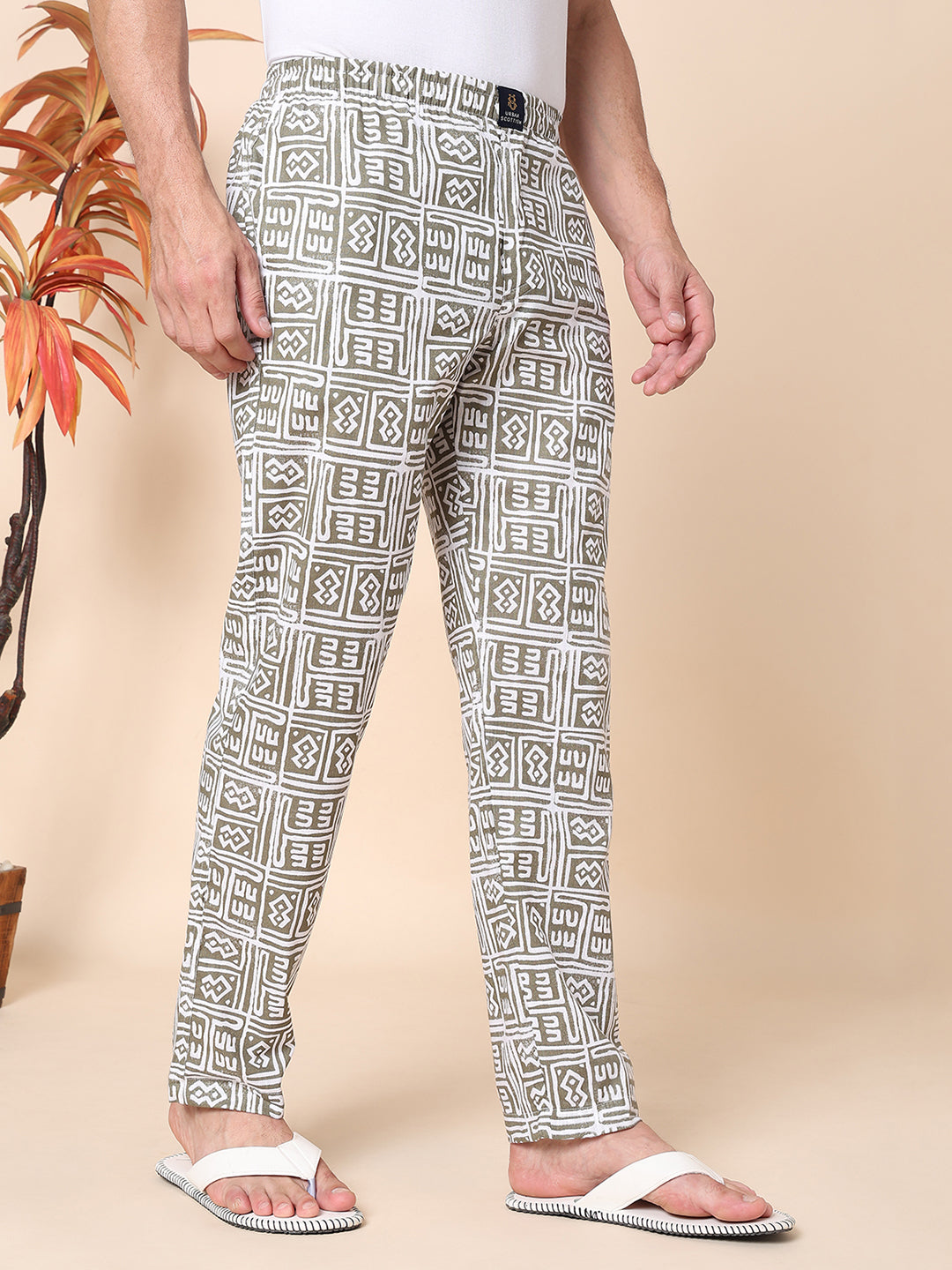 Men's Lounge Pants - 2-Pack, 100% Cotton, Side Pockets