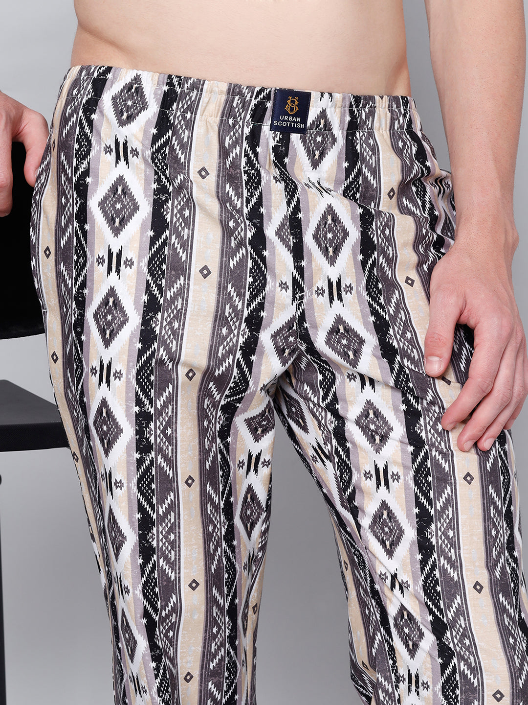 Men's Lounge Pants - 2-Pack, 100% Cotton, Side Pockets