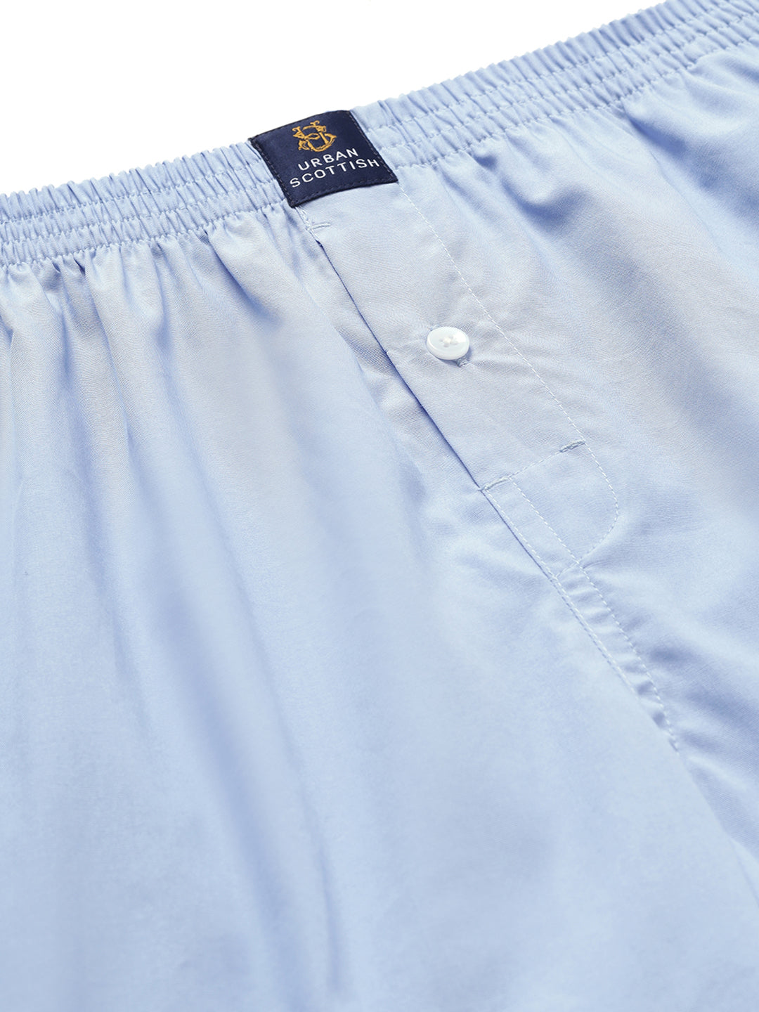 Men’s 100% Cotton Solid Boxers Shorts With Side Pockets (Pack of 2)