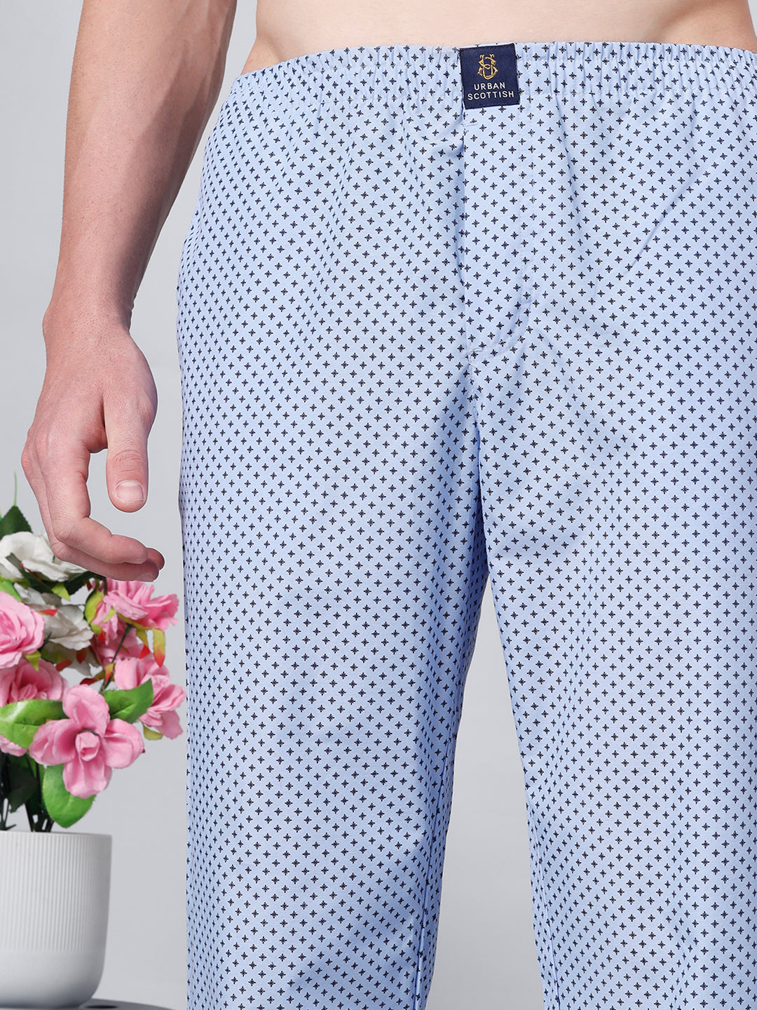 Men's Lounge Pants - 2-Pack, 100% Cotton, Side Pockets