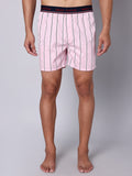 Men's Multicolor, 100% Cotton, printed, Regular Fit,  Inner Elastic, Mid-Rise, Boxers- Pack of 4