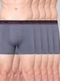 Men's Solid Cotton Stretch Trunks (Pack of 5)