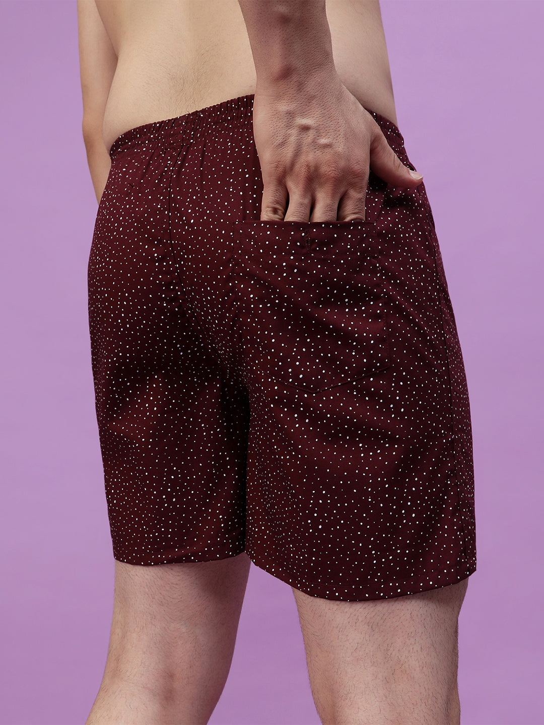 Men's Multicolor, 100% Cotton, printed, Regular Fit,  Inner Elastic, Mid-Rise, Boxers- Pack of 4
