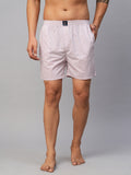 Men's Multicolor, 100% Cotton, Printed, Regular Fit, Inner Elastic, Mid-Rise, Boxers