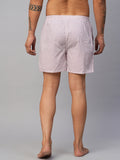 Men's Multicolor, 100% Cotton, Printed, Regular Fit, Inner Elastic, Mid-Rise, Boxers