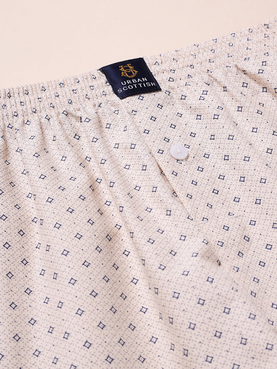 URBAN SCOTTISH Men's Cotton Printed Boxer