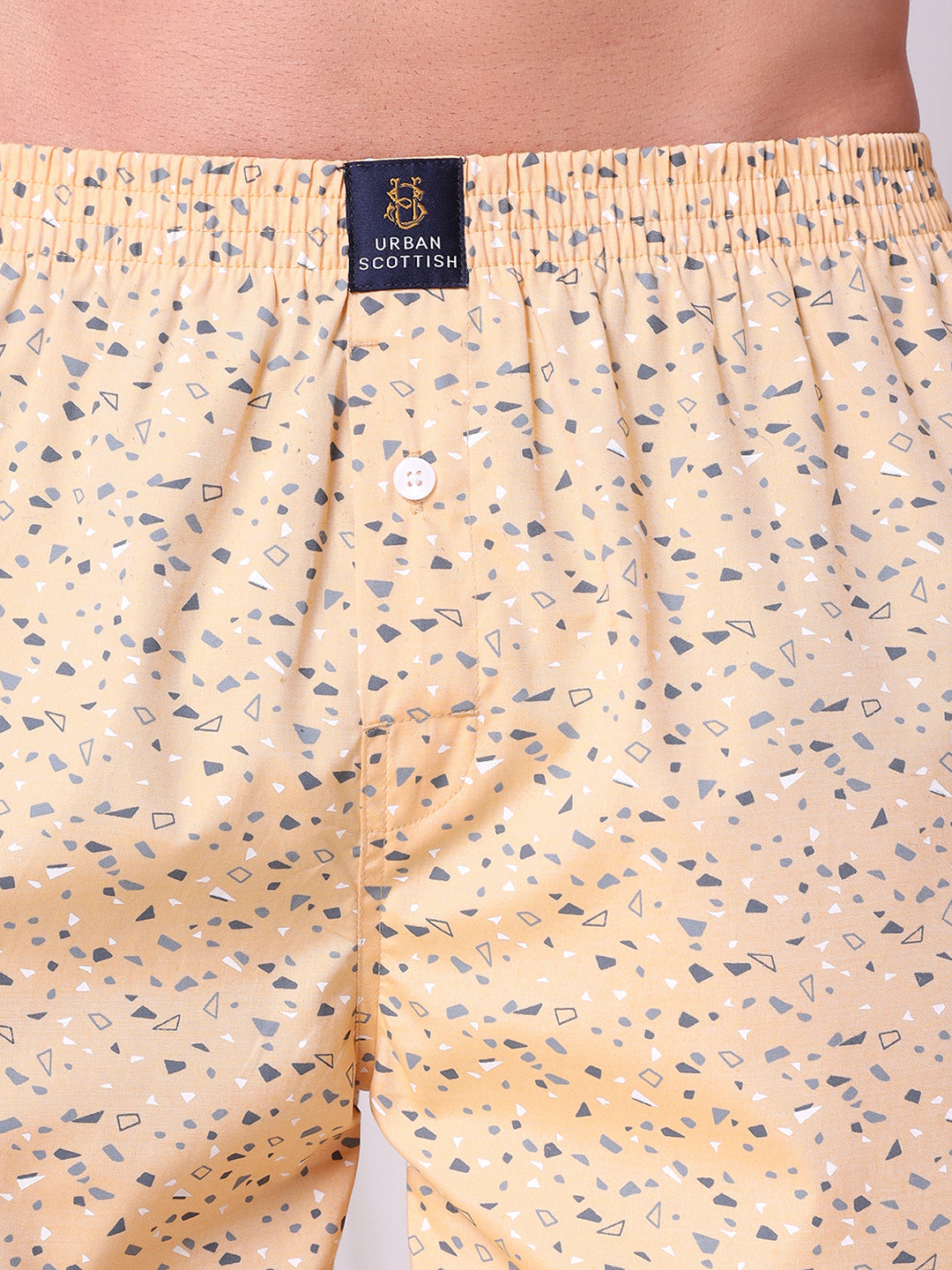 URBAN SCOTTISH Men's Cotton Printed Boxer