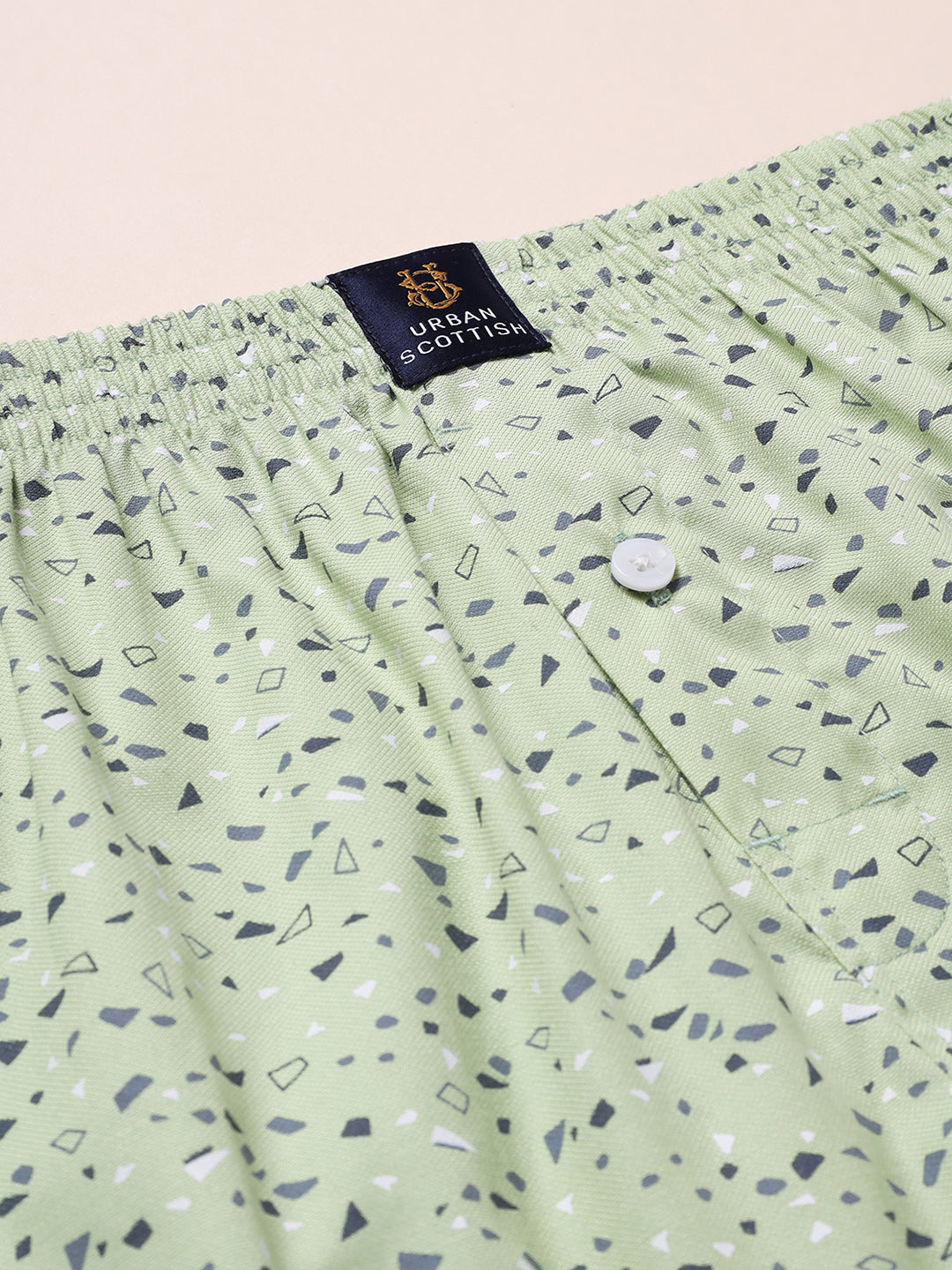URBAN SCOTTISH Men's Cotton Printed Boxer