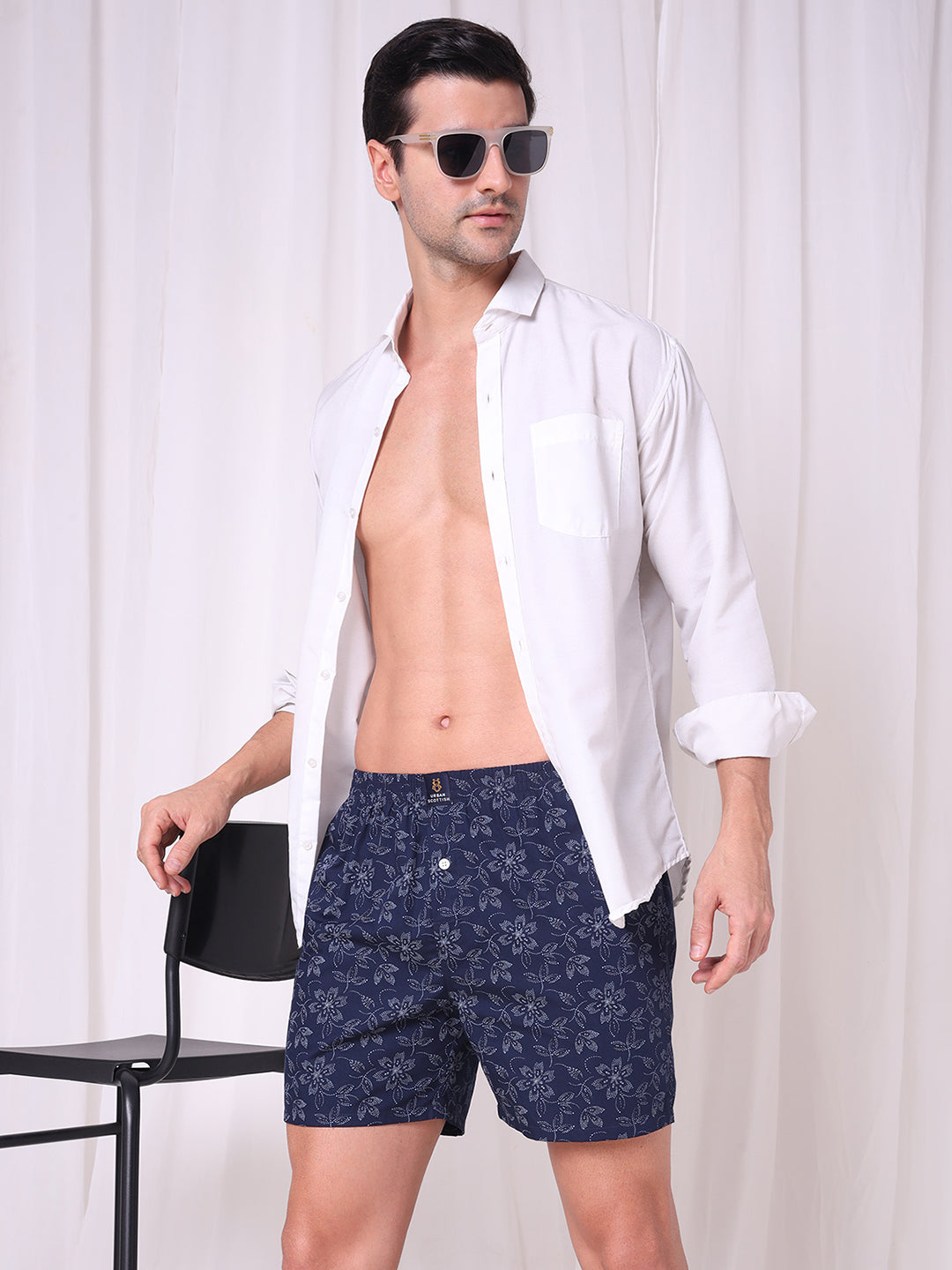 URBAN SCOTTISH Men's Cotton Printed Boxer