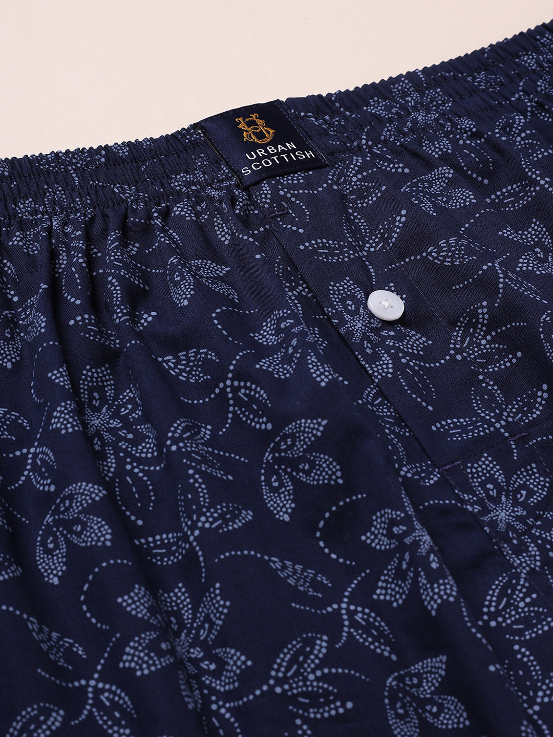URBAN SCOTTISH Men's Cotton Printed Boxer