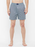 Men's Multicolor, 100% Cotton, Printed, Regular Fit, Inner Elastic, Mid , Boxers - Pack of 2