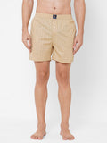 Men's Multicolor, 100% Cotton, Printed, Regular Fit, Inner Elastic, Mid-Rise, Boxers - Pack of 3