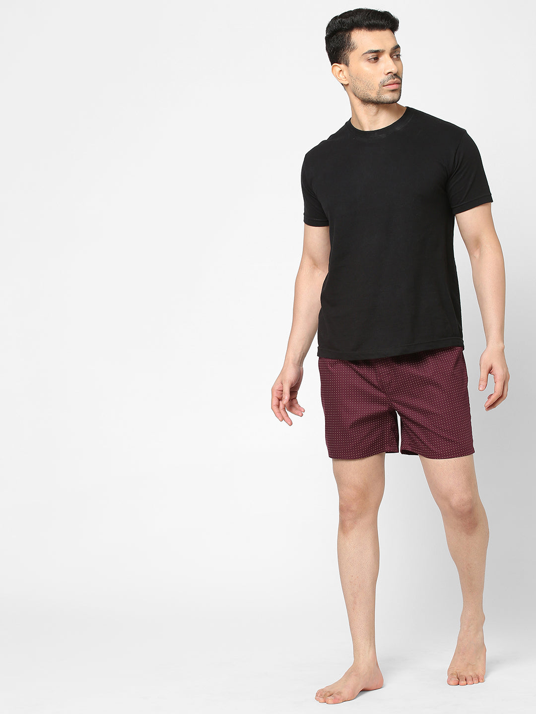 Men's Multicolor, 100% Cotton, Printed, Regular Fit, Inner Elastic, Mid-Rise, Boxers -  Pack Of 2