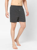 Men's Multicolor, 100% Cotton, Printed, Regular Fit, Inner Elastic, Mid-Rise, Boxers -  Pack Of 2