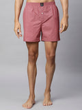 Men's Multicolor, 100% Cotton, Printed, Regular Fit, Inner Elastic, Mid-Rise, Boxers- Pack of 3