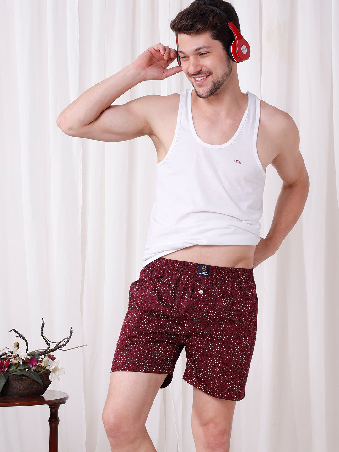 Men's Multicolor, 100% Cotton, printed, Regular Fit,  Inner Elastic, Mid-Rise, Boxers- Pack of 3