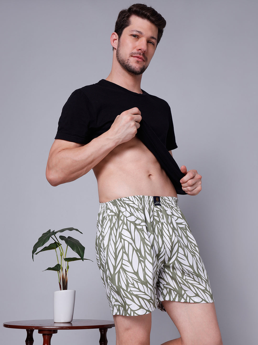 Men's Multicolor, 100% Cotton, printed, Regular Fit,  Inner Elastic, Mid-Rise, Boxers- Pack of 3