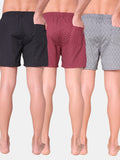 URBAN SCOTTISH Men's Cotton Printed Boxer (Pack of 3)