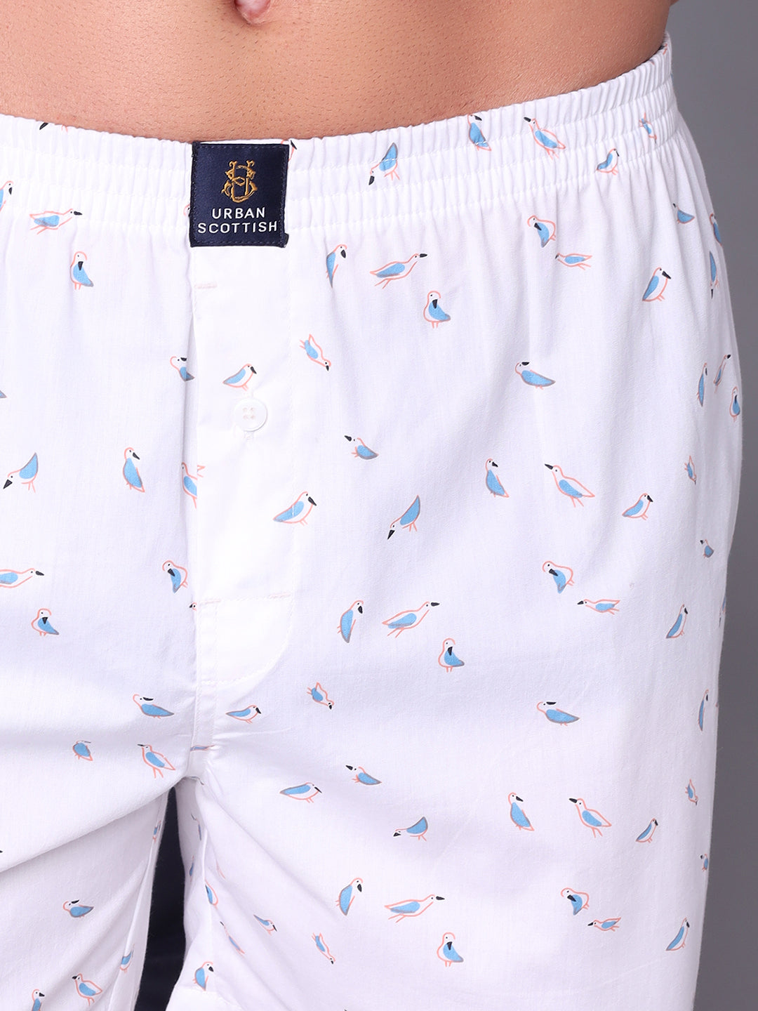 URBAN SCOTTISH Men's Cotton Printed Boxer (Pack of 3)