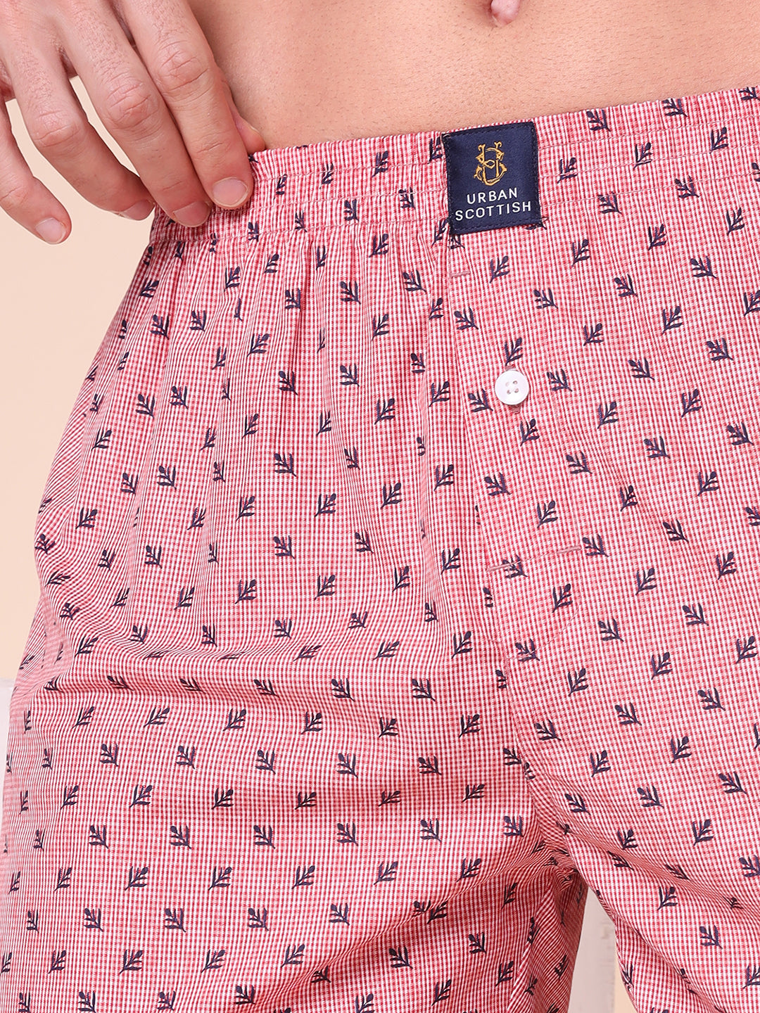 URBAN SCOTTISH Men's Cotton Printed Boxer (Pack of 3)