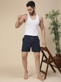 Men's Multicolor, 100% Cotton, printed, Regular Fit,  Inner Elastic, Mid-Rise, Boxers- Pack of 2