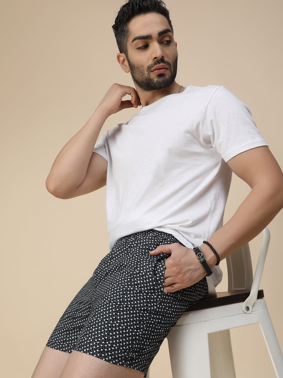 Men's Multicolor, 100% Cotton, printed, Regular Fit,  Inner Elastic, Mid-Rise, Boxers- Pack of 2