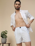 Men's Multicolor, 100% Cotton, printed, Regular Fit,  Inner Elastic, Mid-Rise, Boxers- Pack of 2