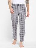 Men's Checkered, Multicolor, Cotton, Regular Fit, Elasticated, Waistband, Pyjama  With Side Pockets