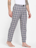 Men's Checkered, Multicolor, Cotton, Regular Fit, Elasticated, Waistband, Pyjama  With Side Pockets