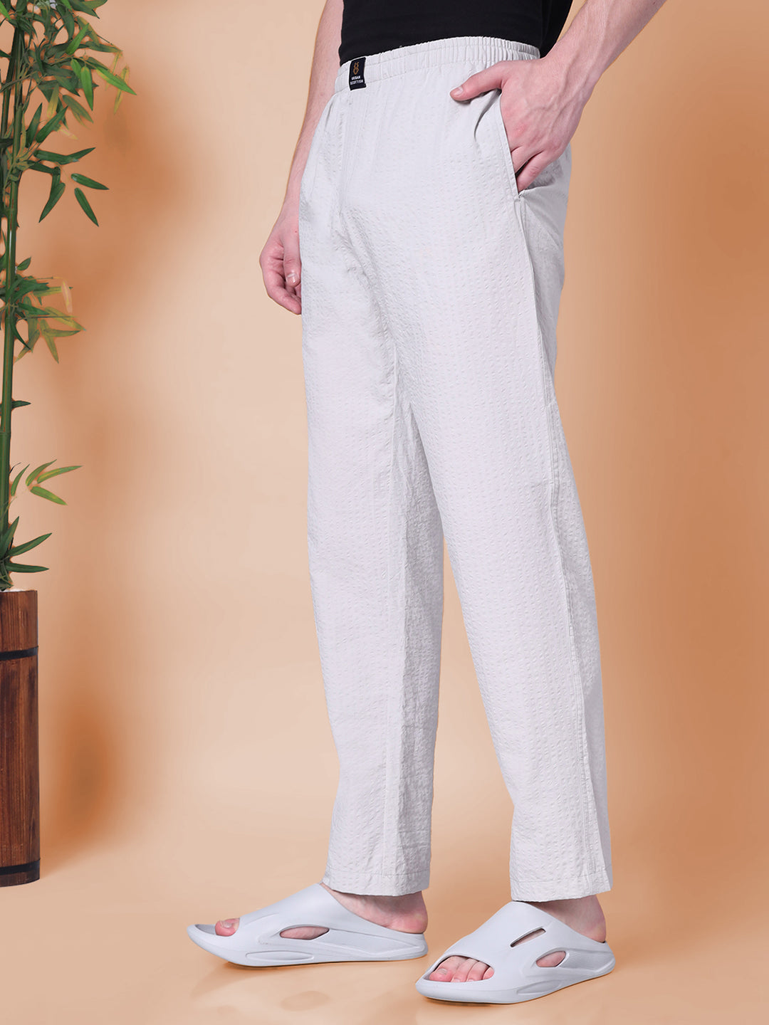 URBAN SCOTTISH Men's Cotton Pyjama Regular Fit with Side Pockets
