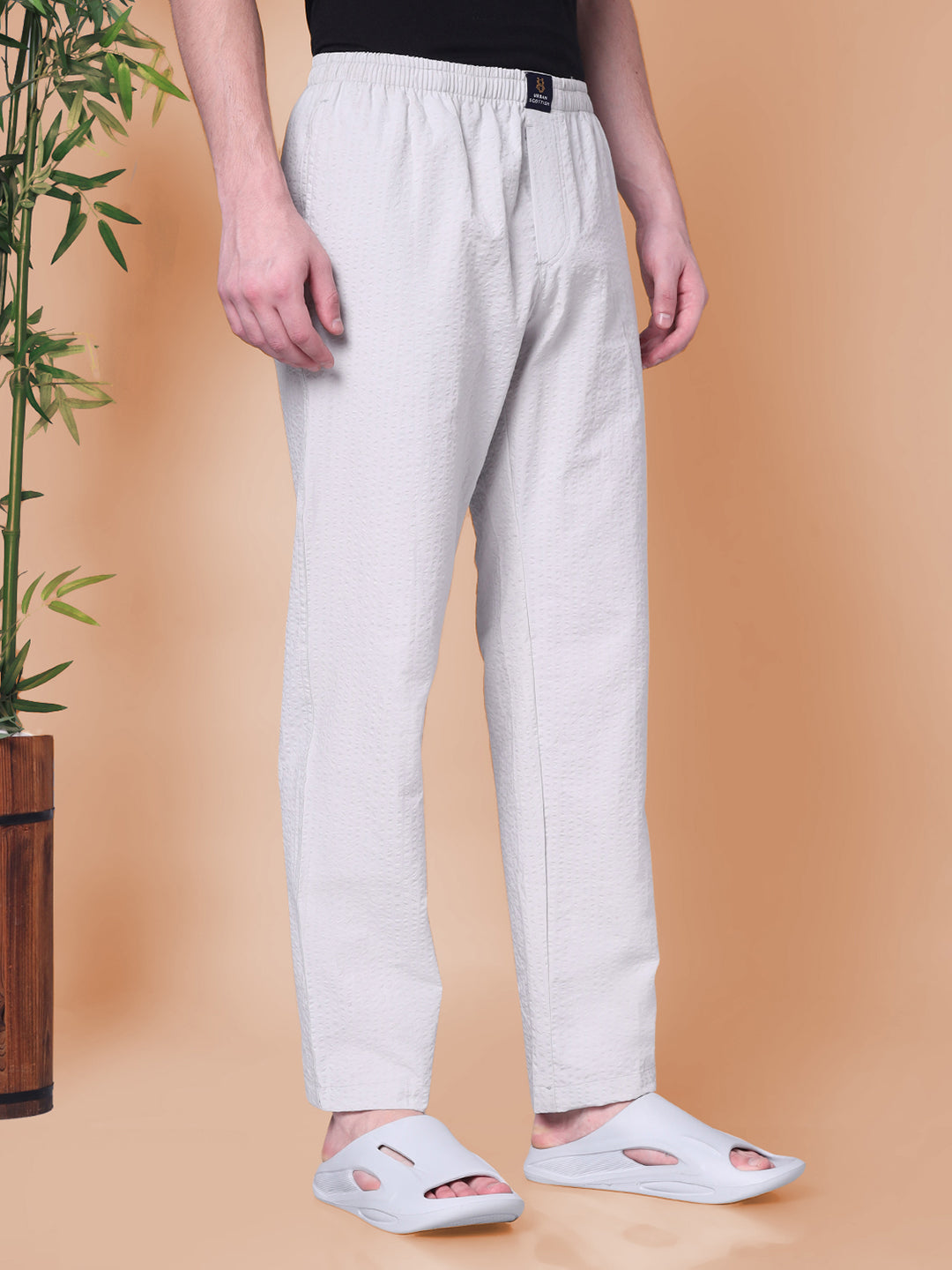 URBAN SCOTTISH Men's Cotton Pyjama Regular Fit with Side Pockets
