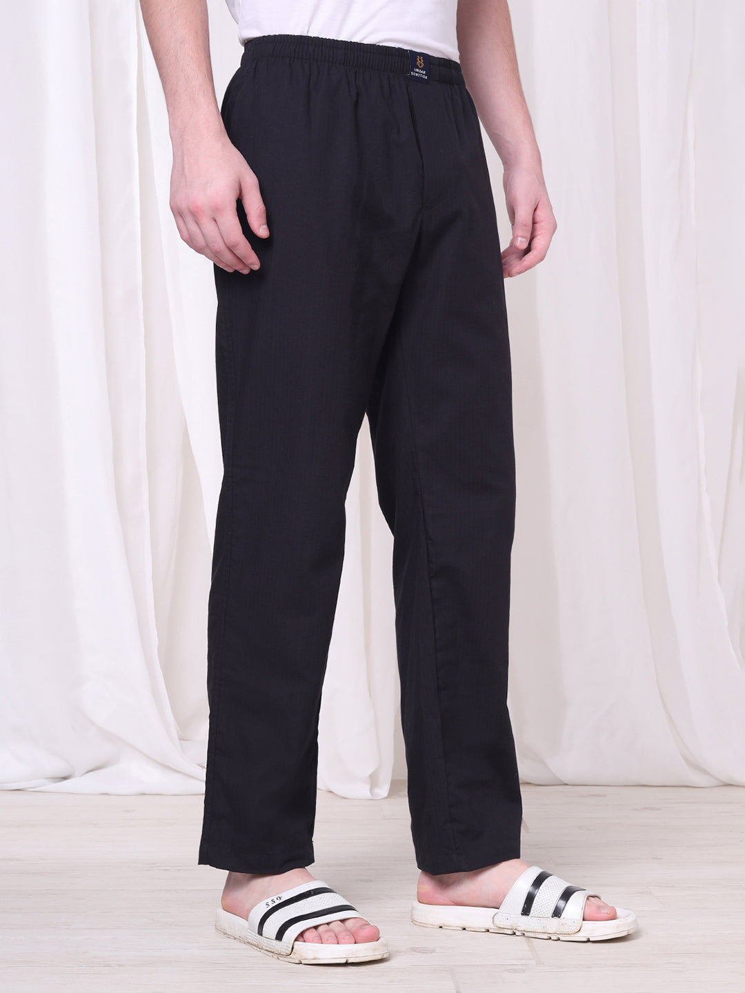 URBAN SCOTTISH Men's Cotton Pyjama Regular Fit with Side Pockets