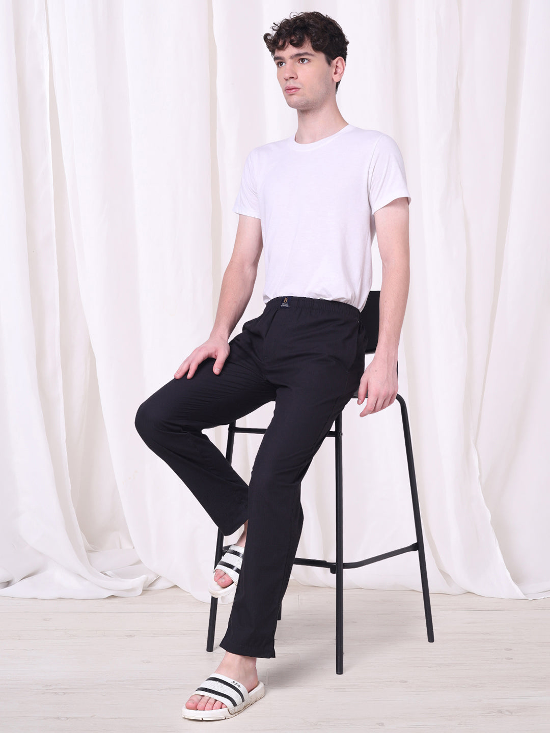 URBAN SCOTTISH Men's Cotton Pyjama Regular Fit with Side Pockets