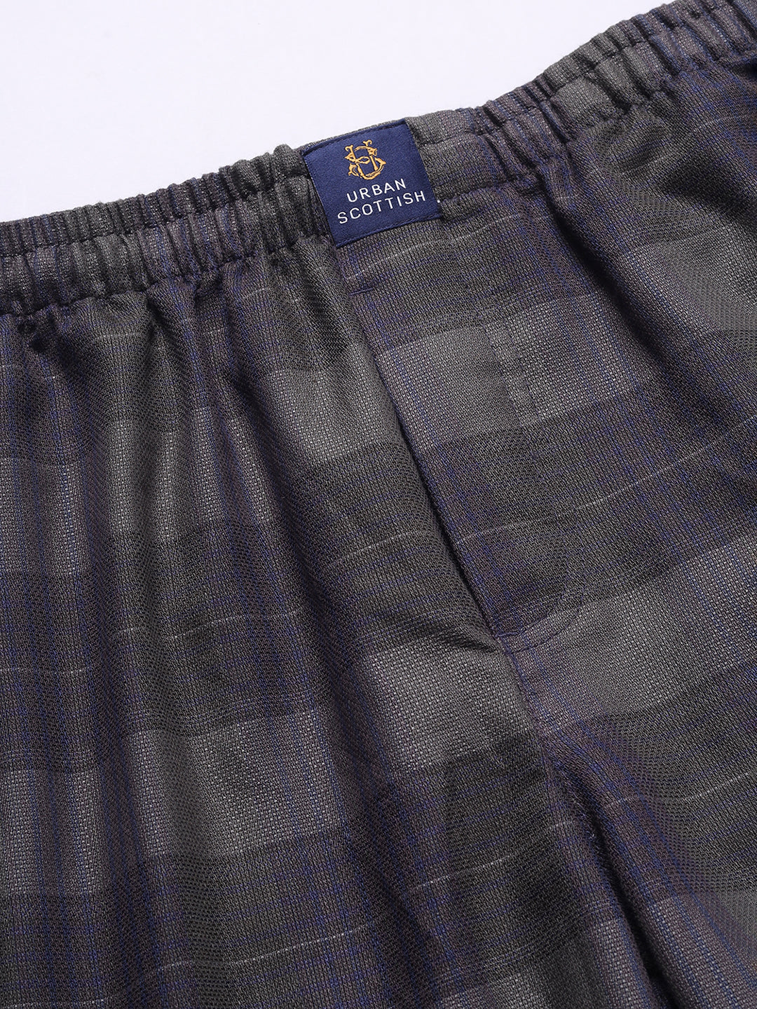 URBAN SCOTTISH Men's Cotton Pyjama Regular Fit with Side Pockets