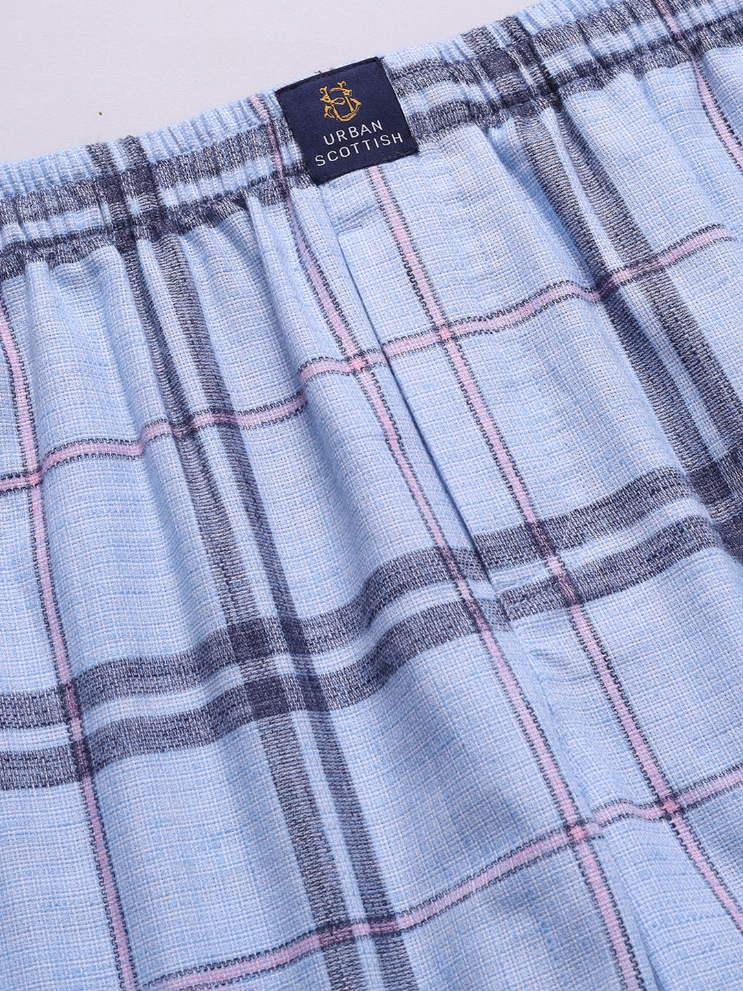 URBAN SCOTTISH Men's Cotton Pyjama Regular Fit with Side Pockets