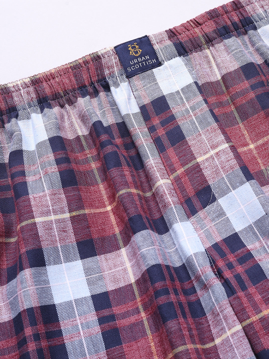 URBAN SCOTTISH Men's Cotton Pyjama Regular Fit with Side Pockets